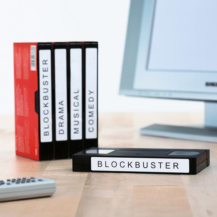 Actual product image HERMA Video labels A4
