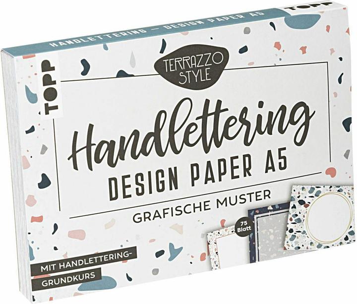 Actual product image Blum:Handlettering Design Paper Block T (A5, Hardcover)