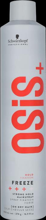 Actual product image Schwarzkopf Osis Freeze 2 Strong Hold Hairspray (500 ml)