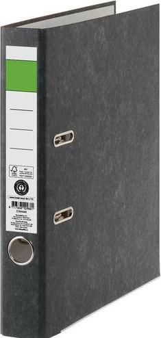 Viking Folder Economy DIN A4 50 mm black 2 rings cardboard cloud marble (A4, 50 mm, 1 Piece)