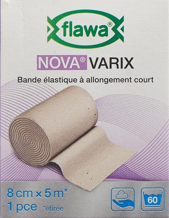 Produktbild Flawa Nova Varix Kurzzugbinde hautfarbig 8 cm x 5 m