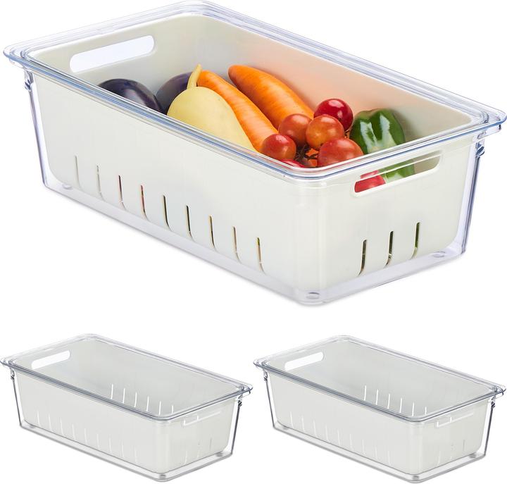 Produktbild Relaxdays 3x Kühlschrank-Organizer