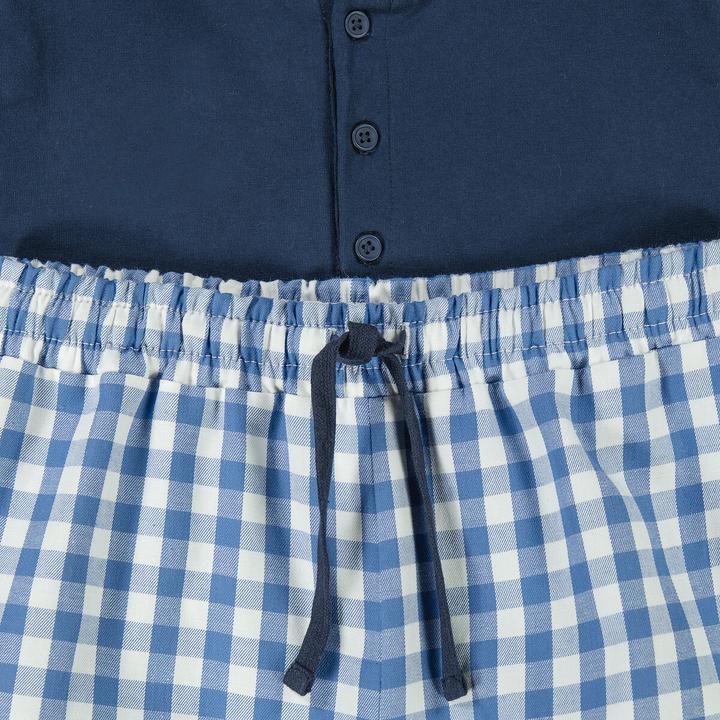 Produktbild La Redoute Collections Schlafanzug mit karierter Hose (140)