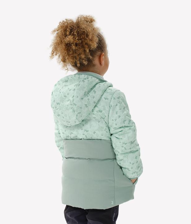 Actual product image Quechua Winter jacket toddlers size 92-116 hiking - NH500 green (122)