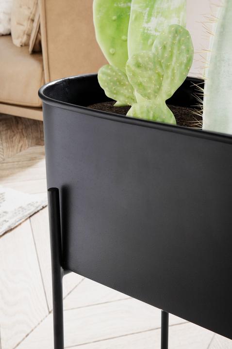 Actual product image FineBuy Planter FB92216 Metal black (21 cm)