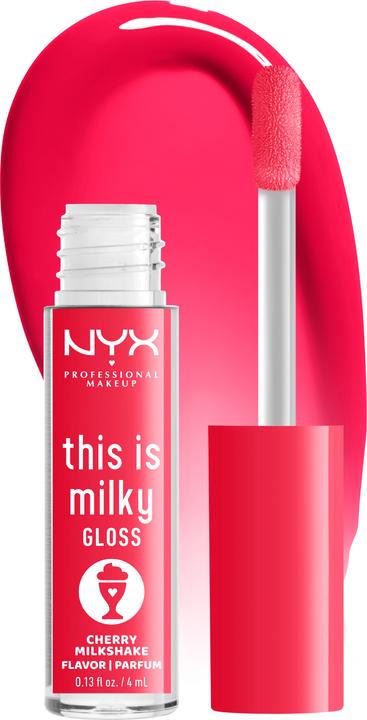 Actual product image NYX Professional Make-Up This Is Milky Gloss (13 Cherry Milkshake)
