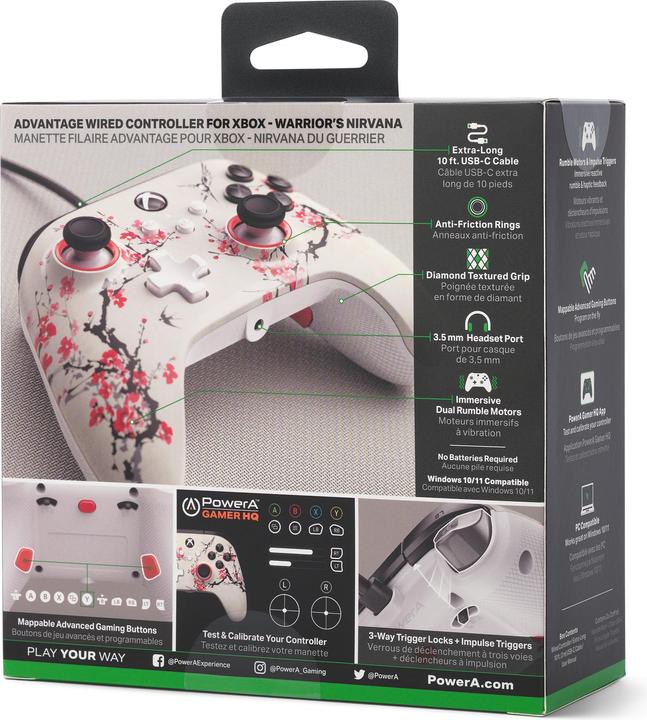 Actual product image Esselte Advantage Wired Controller - Warrior's Nirvana (Xbox Series X, PC, Xbox Series S)