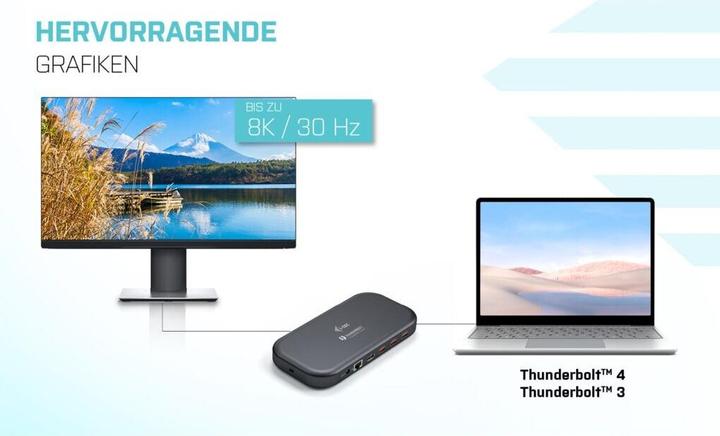 Produktbild i-tec Thunderbolt 3 Dual Docking Station (Thunderbolt, 3 Ports)