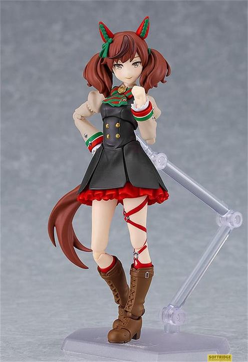 Actual product image Max Factory Uma Musume Pretty Derby Figma Action Figure Umamusume: Pretty Derby Nice Nature 14 cm