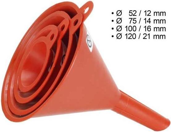 Produktbild Toya VOREL KOMPLET LEJKÓW 4 CZĘŚCI 83005