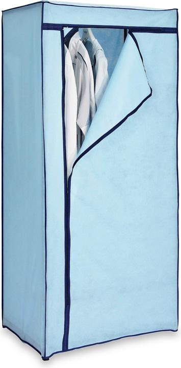 HomeZone Armoire en tissu (75 x 160 x 50 cm)