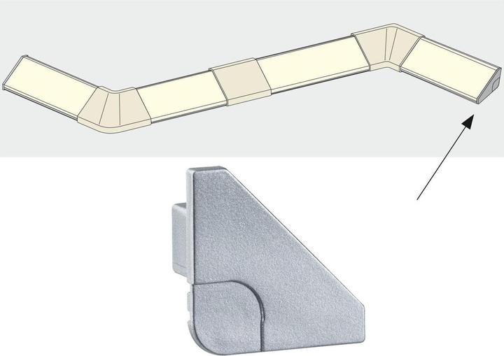 Actual product image Paulmann Profile end cap