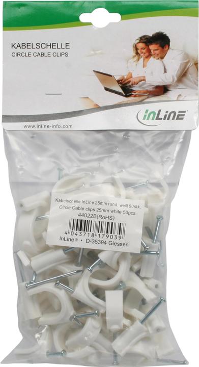 Actual product image InLine Cable clamp 8mm round