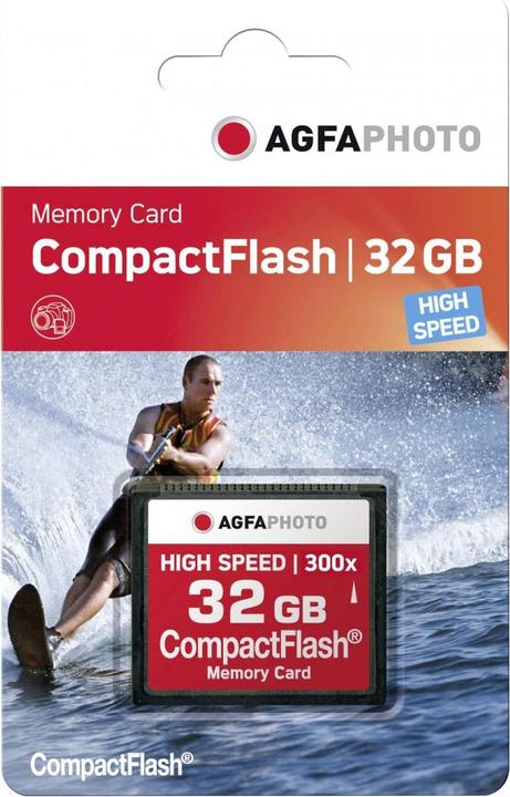 Actual product image AGFAPHOTO Compact Flash 32GB High Speed 300x MLC (32 GB, CF)