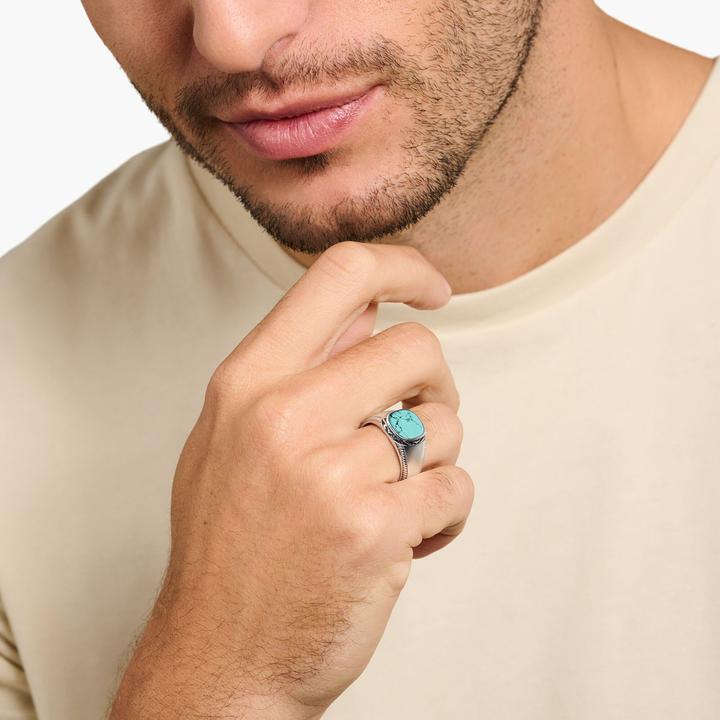 Produktbild Thomas Sabo Ring Türkis (56, 925 Silber)
