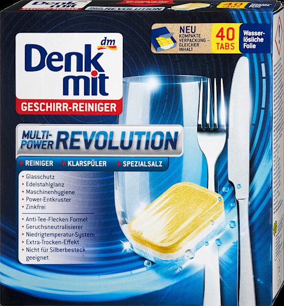 Produktbild dm Denkmit Multi-Power Revolution (Tabs, 40 Waschgänge)