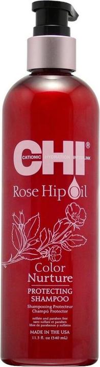 Actual product image Farouk Systems CHI Rose Hip Oil Color Nurture (340 ml, Liquid shampoo)