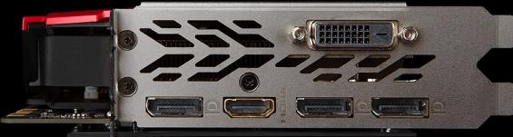 Actual product image MSI GeForce GTX 1080 GAMING X+ 8G (8 GB)