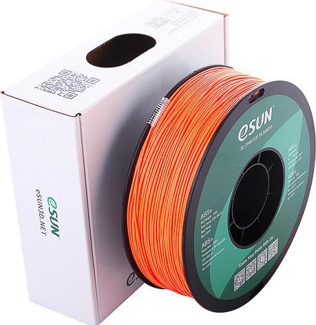 Actual product image eSUN ABS+ 1.75mm Orange 1kg 3D Filament (ABS, 1.75 mm, 1000 g, Orange)