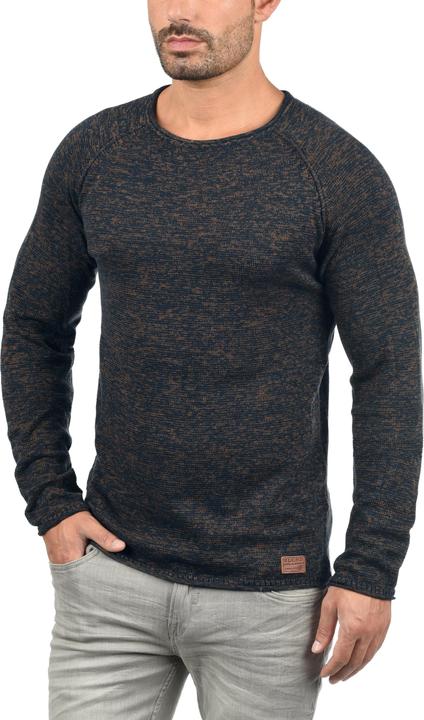 Actual product image Blend Dan Men's Jumper Knit Pullover With O-Neck Flecked (XL)