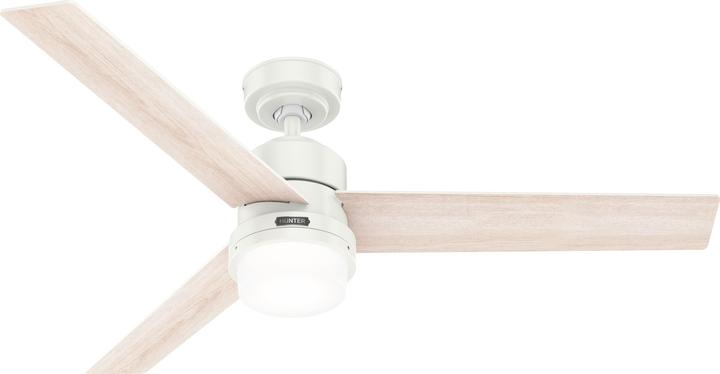 Hunter Fans Deckenventilator Greenville Weiss mit Licht (39 dB)