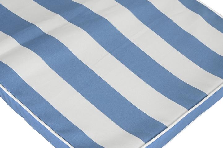 Produktbild DKD Home Decor Liegestuhlkissen Hängematte Weiss Himmelsblau 190 x 60 x 5 cm