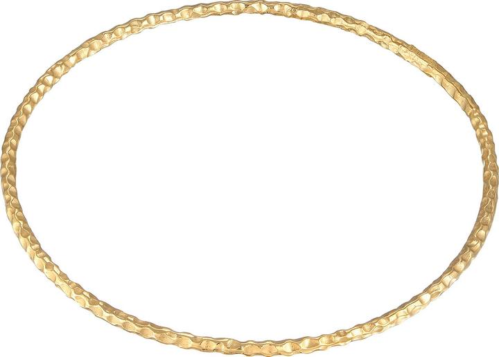 Elli Armband Armreif Hammerschlag 925 Silber (19 cm, 925 Sterling Silber)