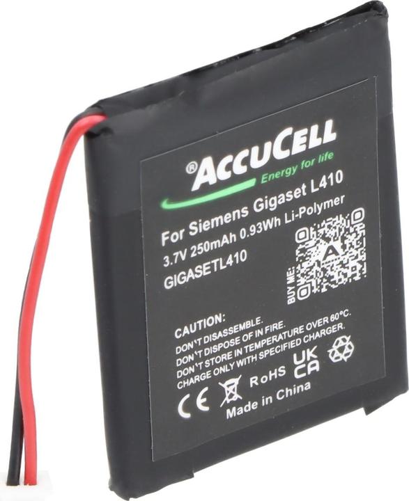 Actual product image Siemens Akku Gigaset L410 Akku S30852-D2240-X1, V30145-K1310-X448