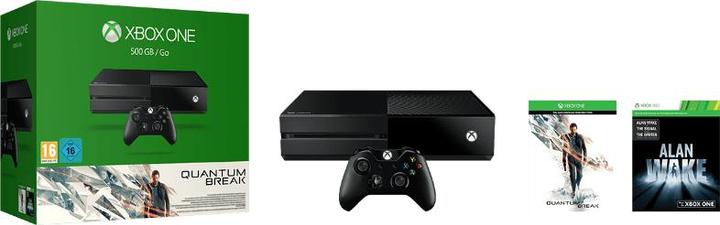 Actual product image Microsoft XBOX One 500GB Bundle, Quantum Break and Alan Wake