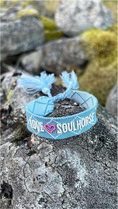 Immagine prodotto Soulhorse Bracciale in tessuto Love (24 cm)
