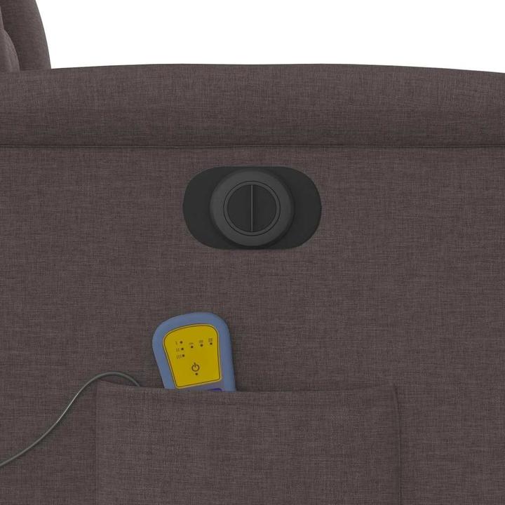 Produktbild VidaXL Massagesessel Elektrisch Dunkelbraun Stoff