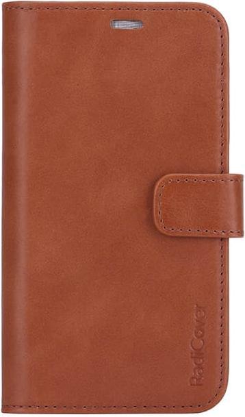 Image du produit Radicover Radiationprotected Mobilewallet Leather iPhone 12/12 PRO Exclusive 2in1 Coque magnétique - Br (Apple iPhone 12, Realme 12 Pro+)