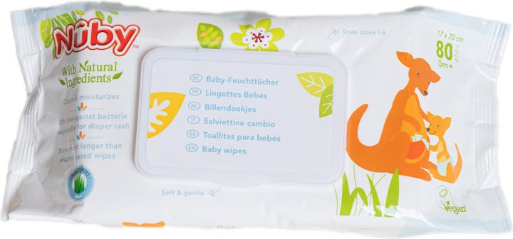 Produktbild Nuby Antibakterielle Baby-Feuchttücher (80 Stück)