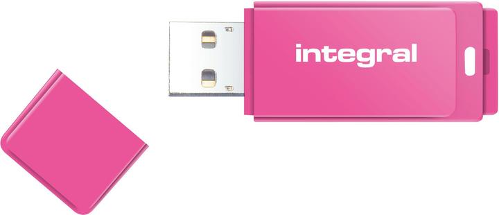 Actual product image NEON USB Flash Drive 8 GB USB Type A 2 Pink (8 GB, USB-A)