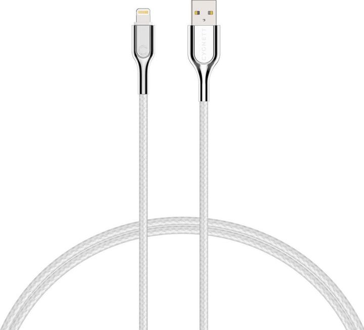 Image du produit Cygnett Câble blindé Lightning vers USB-A 2M -Wh (2 m, USB 3.0, 12 W)