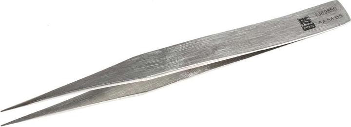 Rs Pro Edelstahl Pinzette Säurebeständig, Spitze Gerade, Fein, 130 mm mm