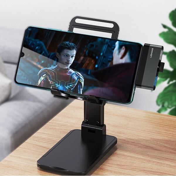 Actual product image Usams CONCENTRATORIAUS USB US-SJ463 1 x Micro SD + 2 x USB-A 3.0 (SJ463HUB01) (USB-C, 3 Ports)