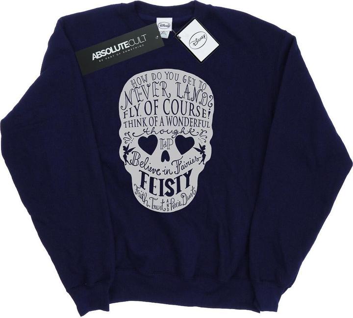 Disney Tinker Bell Skull Sweatshirt (XL)