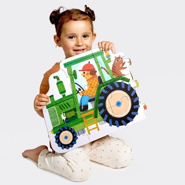 Actual product image Czuczu Moto-Puzzle - Tractor (24 pieces)