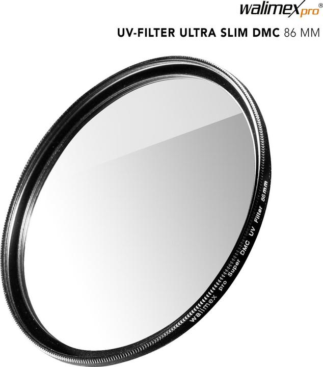 Immagine prodotto Walimex Filtro UV Slim Super DMC 86mm (86 mm, Filtro UV, 16 mm)