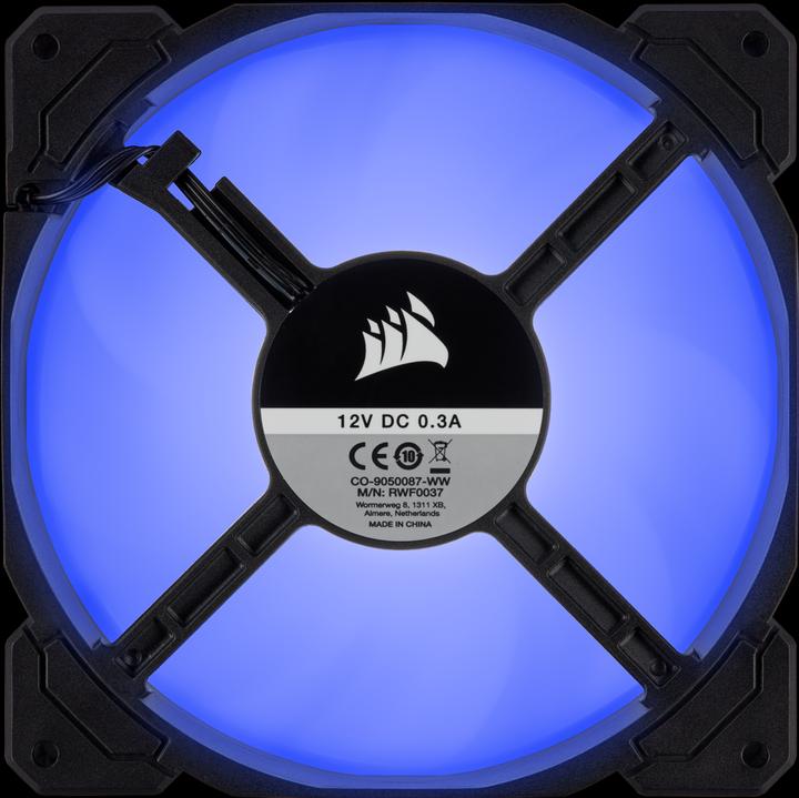 Actual product image Corsair LED Fan AF140-LED Low Noise Dual Pack (140 mm, 2 x)