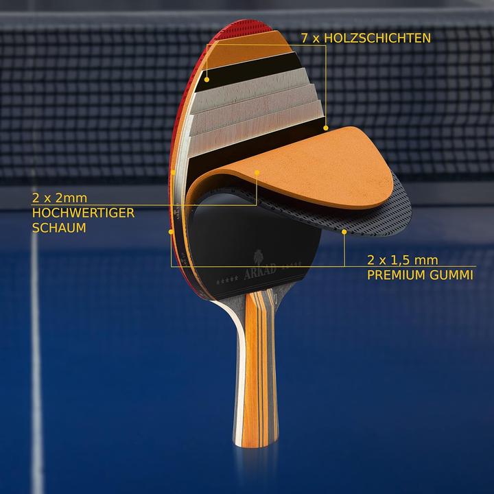 Produktbild Arkad Tischtennisschläger-Set