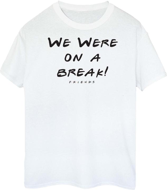Friends We Were On A Break Text TShirt (S)