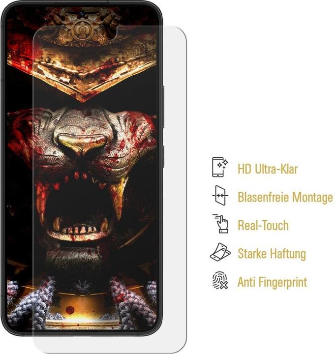 Actual product image Protectorking 2x premium screen protector 3D CLEAR (2 Piece, Samsung Galaxy S21+)