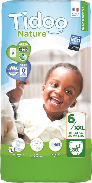 Image du produit Tidoo Couches écologiques (Taille 6, Pack, 38 pièce(s))