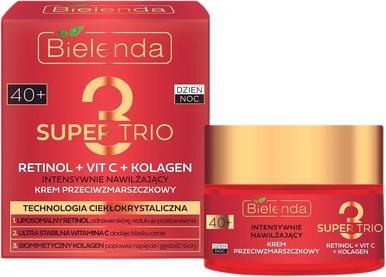 Bielenda Super Trio Retinol Vitamin C Collagen Intensively Moisturizing 40 Cream 50ml (Körpermilch, 50 ml)