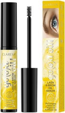 Claresa Serum-Öl für Augenbrauen und Wimpern verdichtet und beschleunigt das Wachstum