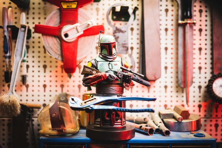 Actual product image Activision Cable Guy Star Wars Mandalorian : Boba Fett 20 cm (Xbox 360, Mac, PS4, Switch, PS5, Xbox One S, PC, Xbox Series X)