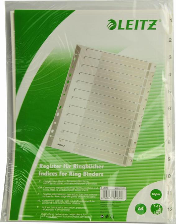 Actual product image Leitz Register cardboard