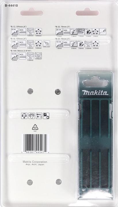 Actual product image Makita DJV 182 Z cordless Jigsaw 18 V Brushless 26mm Solo + 14x Jigsaw Blades - without Charger, wit